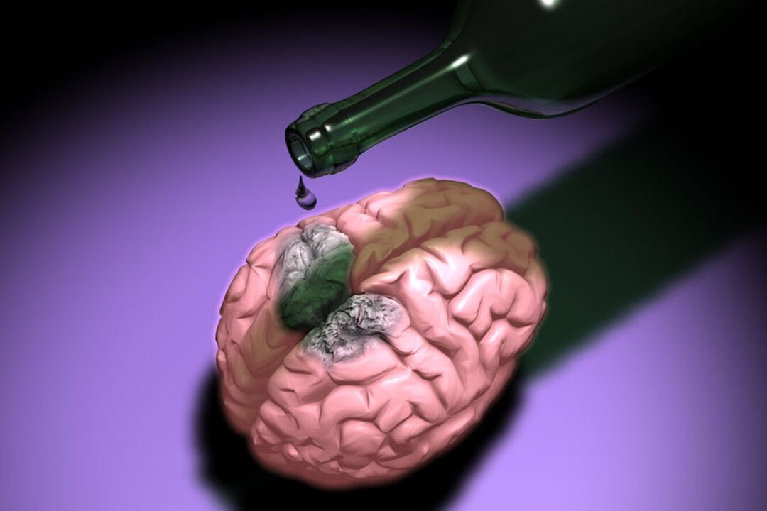 ako alkohol ovplyvňuje mozog